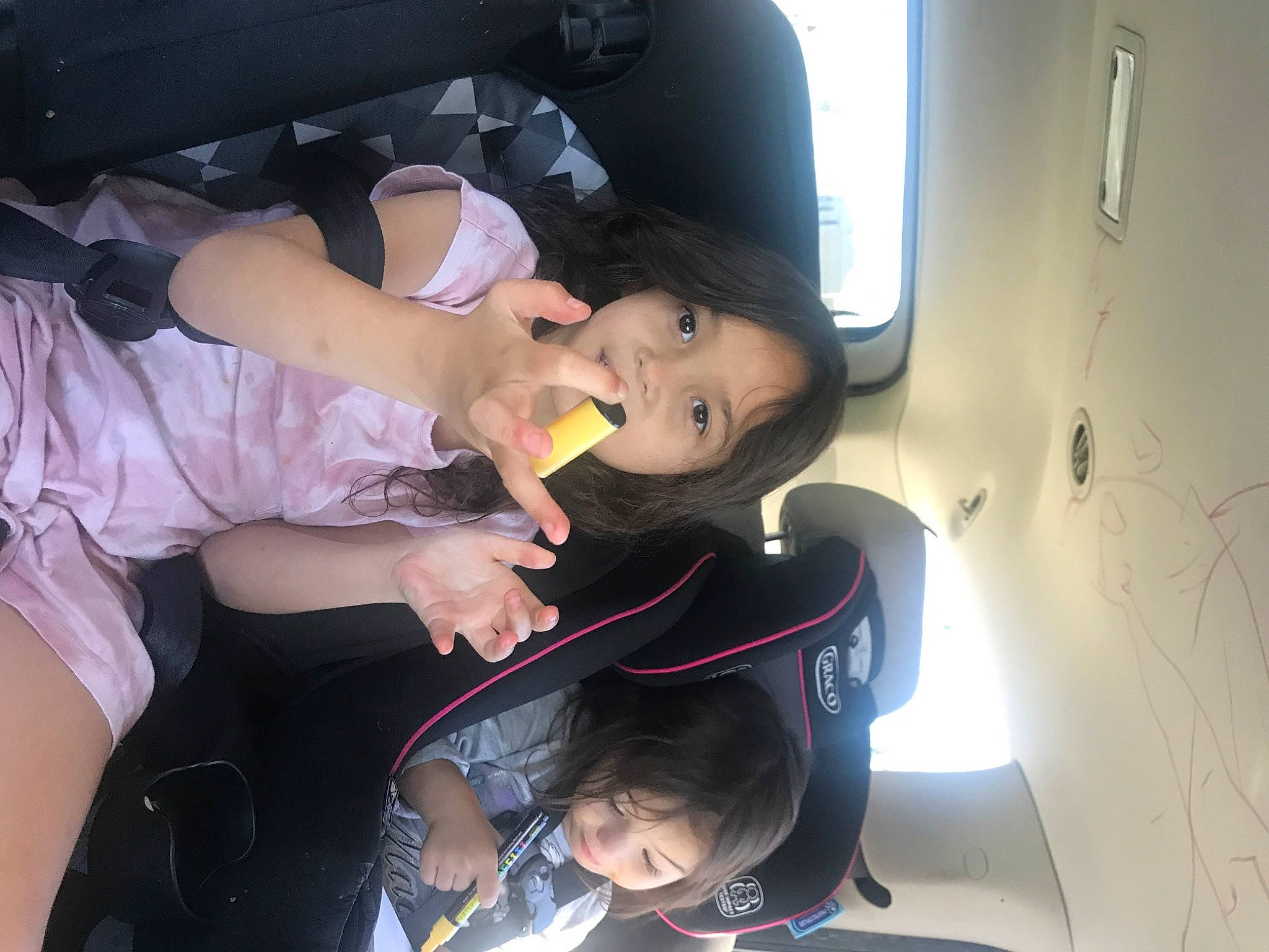 Michaela joined the competition — help win amazing prizes! auto_part, automotive_design, car_seat, child, elbow, event, family_car, finger, fun, gesture, human_leg, motor_vehicle, mouth, nail, person, service, thigh, thumb, toddler, vehicle_door