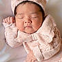 Ailany joined the competition — help win amazing prizes! adorable, baby, blanket, bow, child, clothing, cozy, cute, headband, indoor, infant, knitted, peaceful, pink, portrait, resting, sleeping, soft, toddler, warm