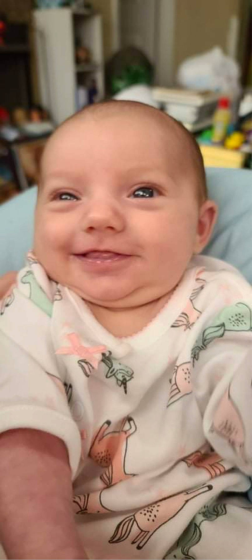 Annaleigh joined the competition — help win amazing prizes! baby, baby_toddler_clothing, cheek, child, collar, dress, eye, eyebrow, eyelash, forehead, fun, happy, iris, joy, lip, mouth, nose, person, skin, sleeve