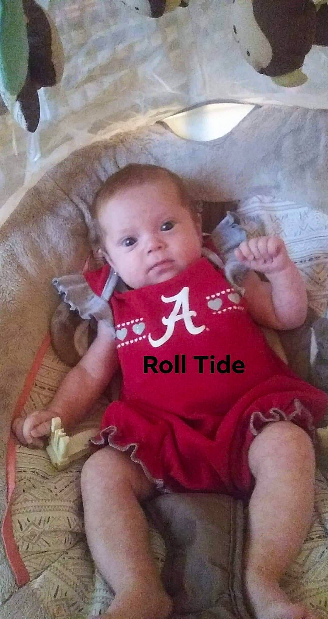 Izabella is registered to the contest to win money with this photo: baby, baby_products, baby_toddler_clothing, child, person, product, sitting, skin, toddler