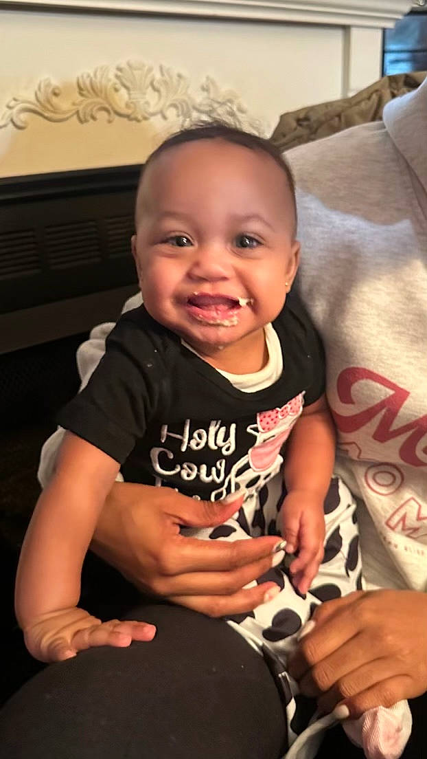 Nadiya joined the competition — help win amazing prizes! arm, baby, baby_toddler_clothing, cheek, comfort, eye, face, finger, fun, hand, happy, head, iris, joy, nail, person, skin, sleeve, smile, t_shirt