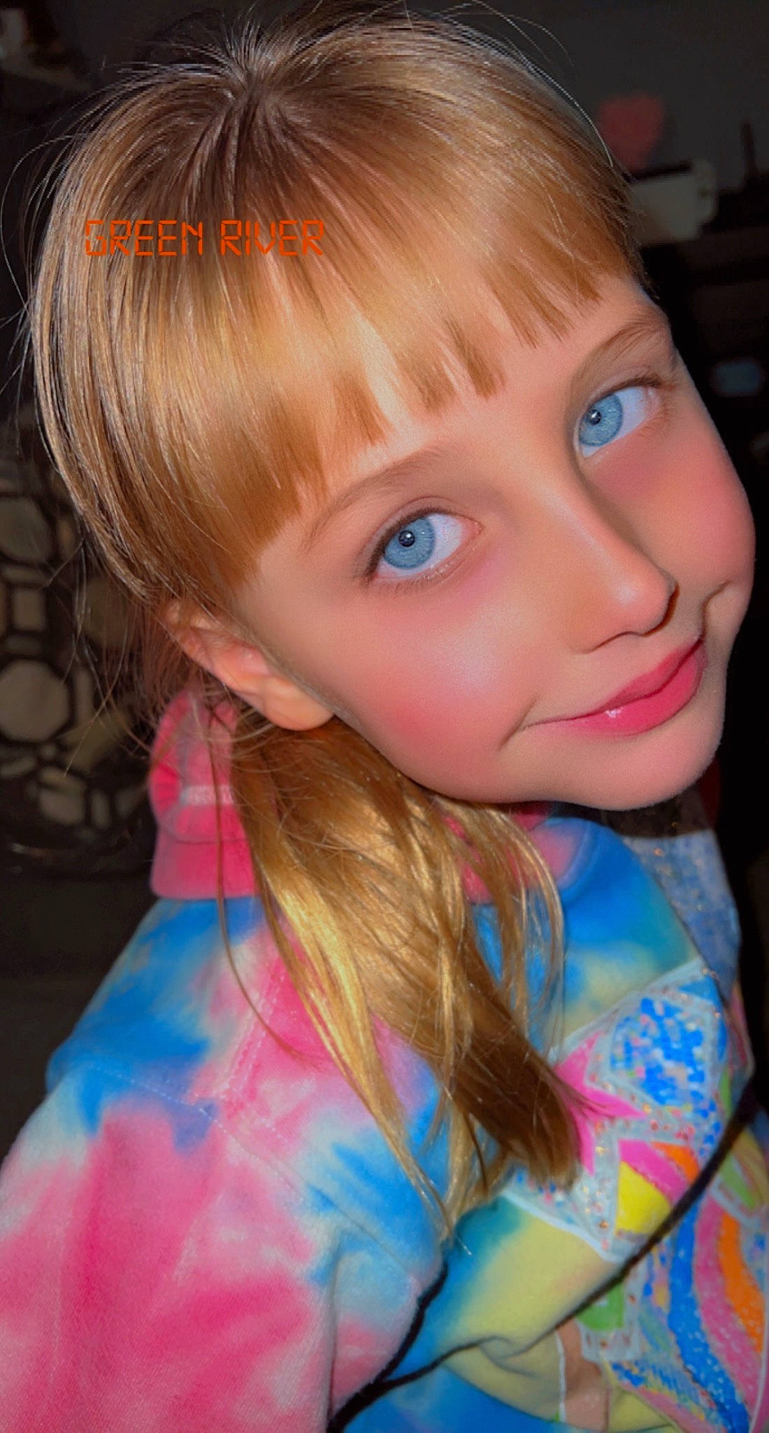 Izabel joined the competition — help win amazing prizes! azure, bangs, cheek, chin, cool, eye, eyebrow, eyelash, fun, head, iris, jaw, joy, layered_hair, lip, long_hair, nose, person, pink, skin