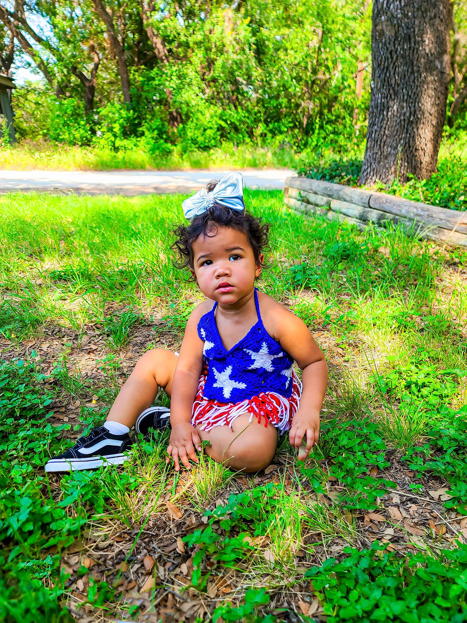 Harmony joined the competition — help win amazing prizes! botany, grass, grass_family, grassland, green, groundcover, happy, landscape, leaf, leisure, meadow, natural_landscape, people_in_nature, person, plant, summer, sunlight, terrestrial_plant, toddler, tree