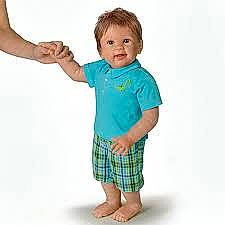 Mason is registered to the contest to win money with this photo: arm, baby, baby_toddler_clothing, child, clothing, design, gesture, pattern, person, plaid, play, product, sleeve, standing, t_shirt, toddler, turquoise