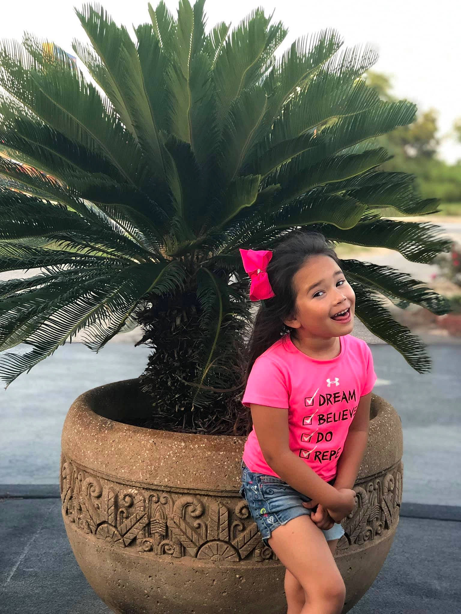 Raynah joined the competition — help win amazing prizes! arecales, botany, flower, flowerpot, houseplant, joy, palm_tree, person, plant, terrestrial_plant, tree, vacation, woody_plant