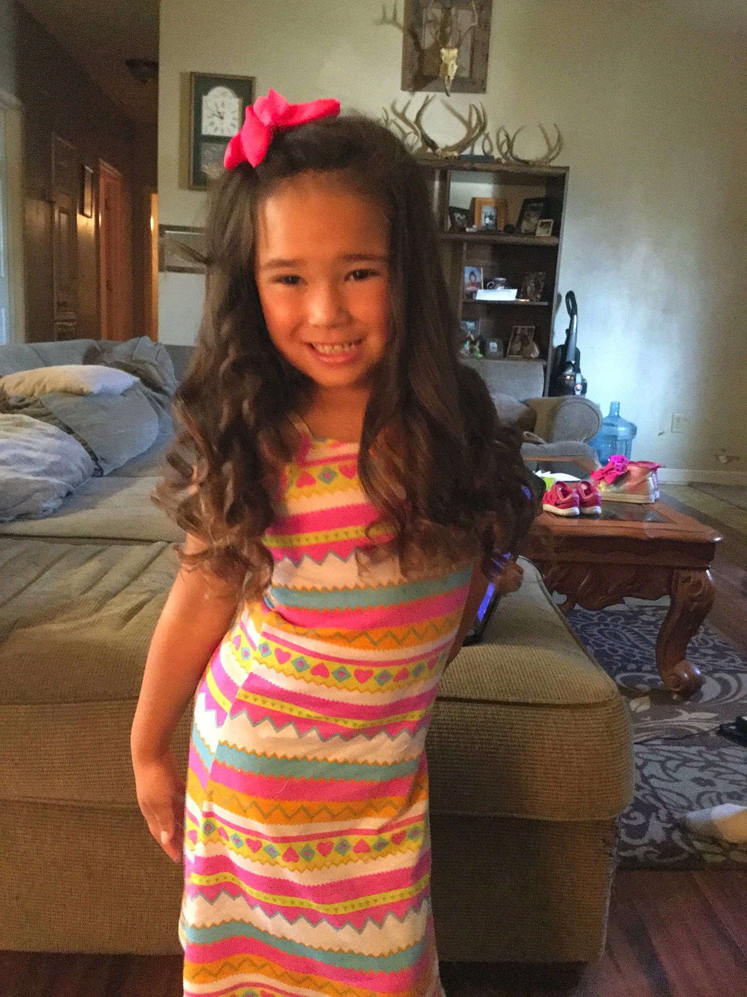 Raynah joined the competition — help win amazing prizes! brown_hair, child, child_model, face, head, joy, long_hair, person, shoulder, smile, toddler, vacation