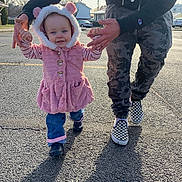 Nova joined the competition — help win amazing prizes! baby, car, city, clothing, coat, face, footwear, hat, head, jacket, pants, person, photography, portrait, road, shoe, street, transportation, urban, walking