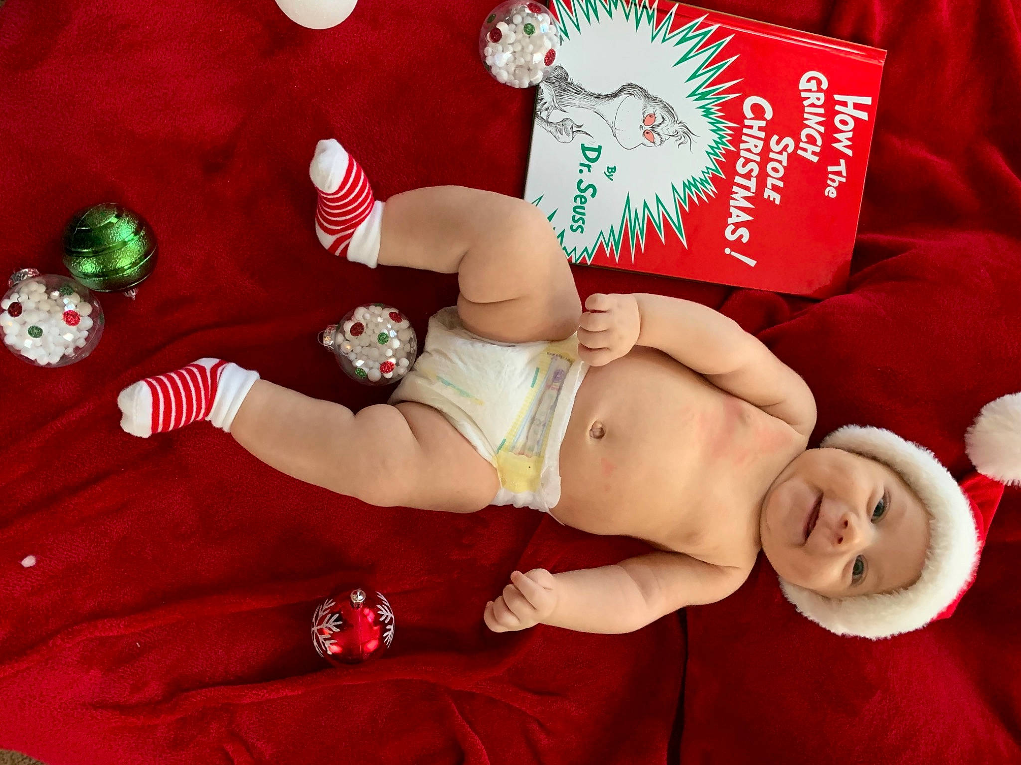 Kj joined the competition — help win amazing prizes! christmas, christmas_eve, christmas_ornament, fictional_character, headwear, holiday, joy, person, red, santa_claus