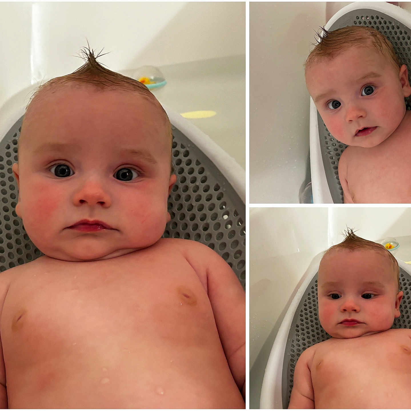 Roman joined the competition — help win amazing prizes! art, baby, bathing, bathtub, bed, bodypart, collage, cradle, crib, face, finger, furniture, hand, head, infantbed, newborn, person, photography, portrait, tub