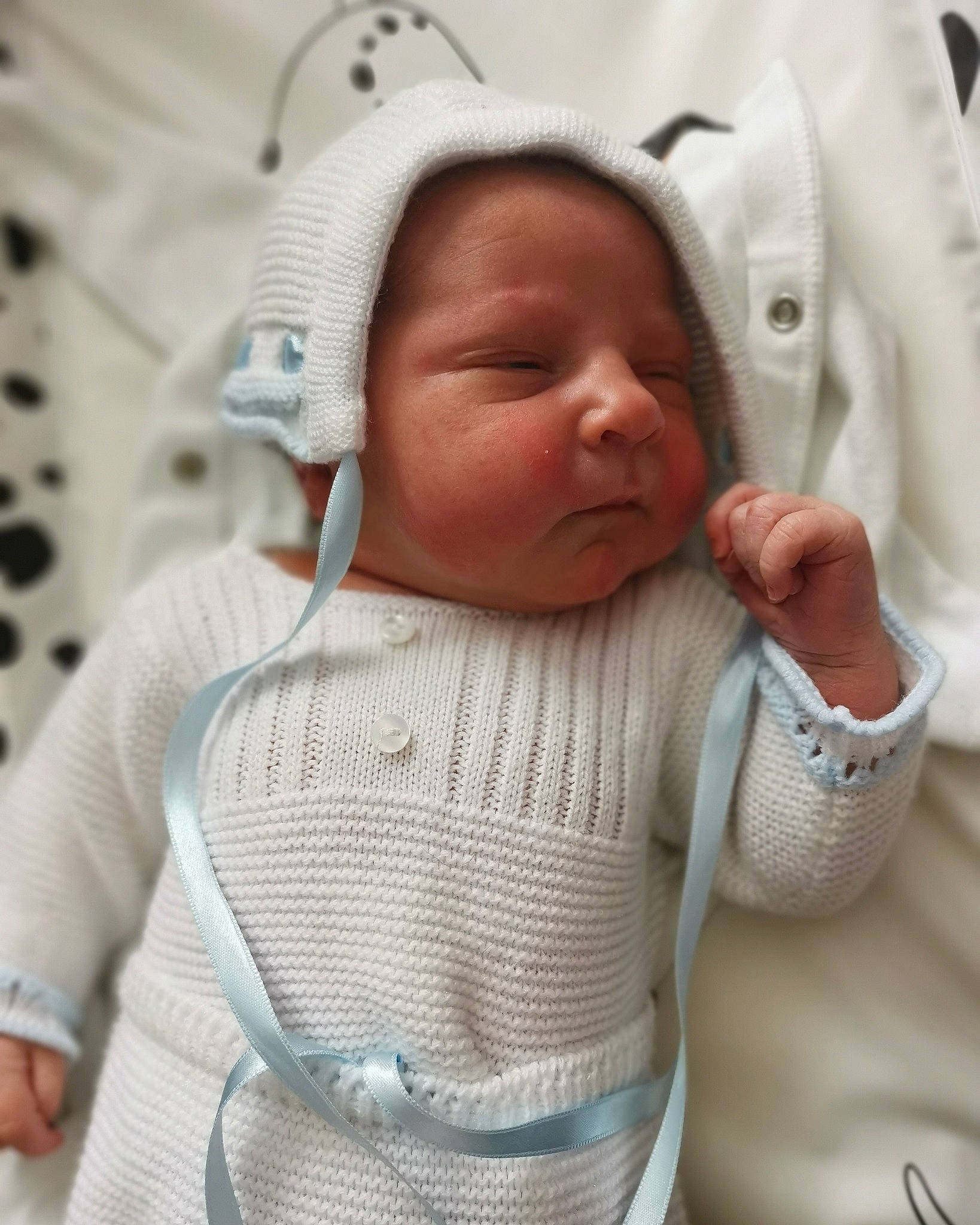 Bear is registered to the contest to win money with this photo: baby, birth, cheek, child, nose, person, skin, toddler