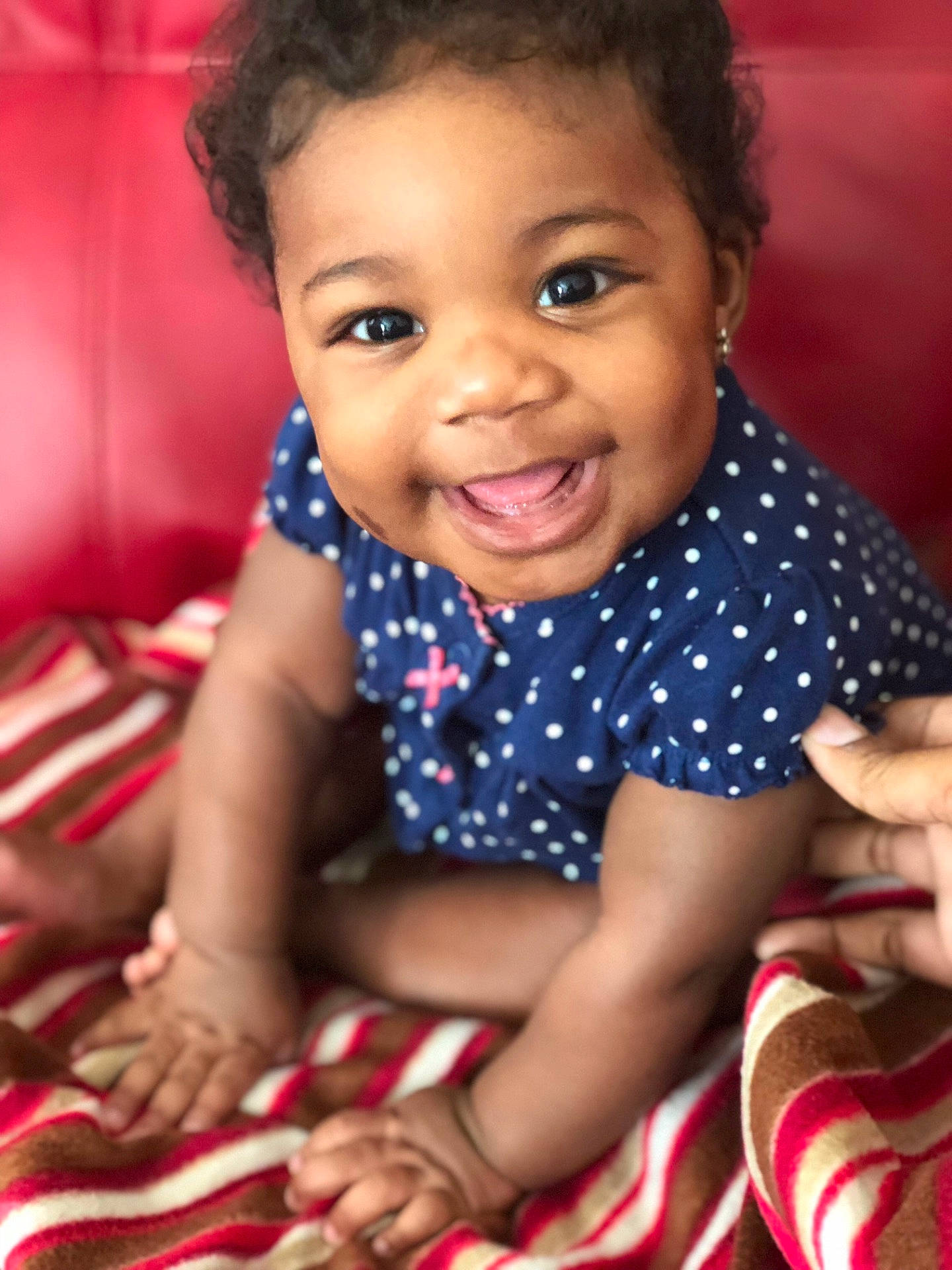 Braelyn joined the competition — help win amazing prizes! cheek, child, child_model, girl, happiness, infant, joy, lip, pattern, person, plaid, skin, smile, toddler
