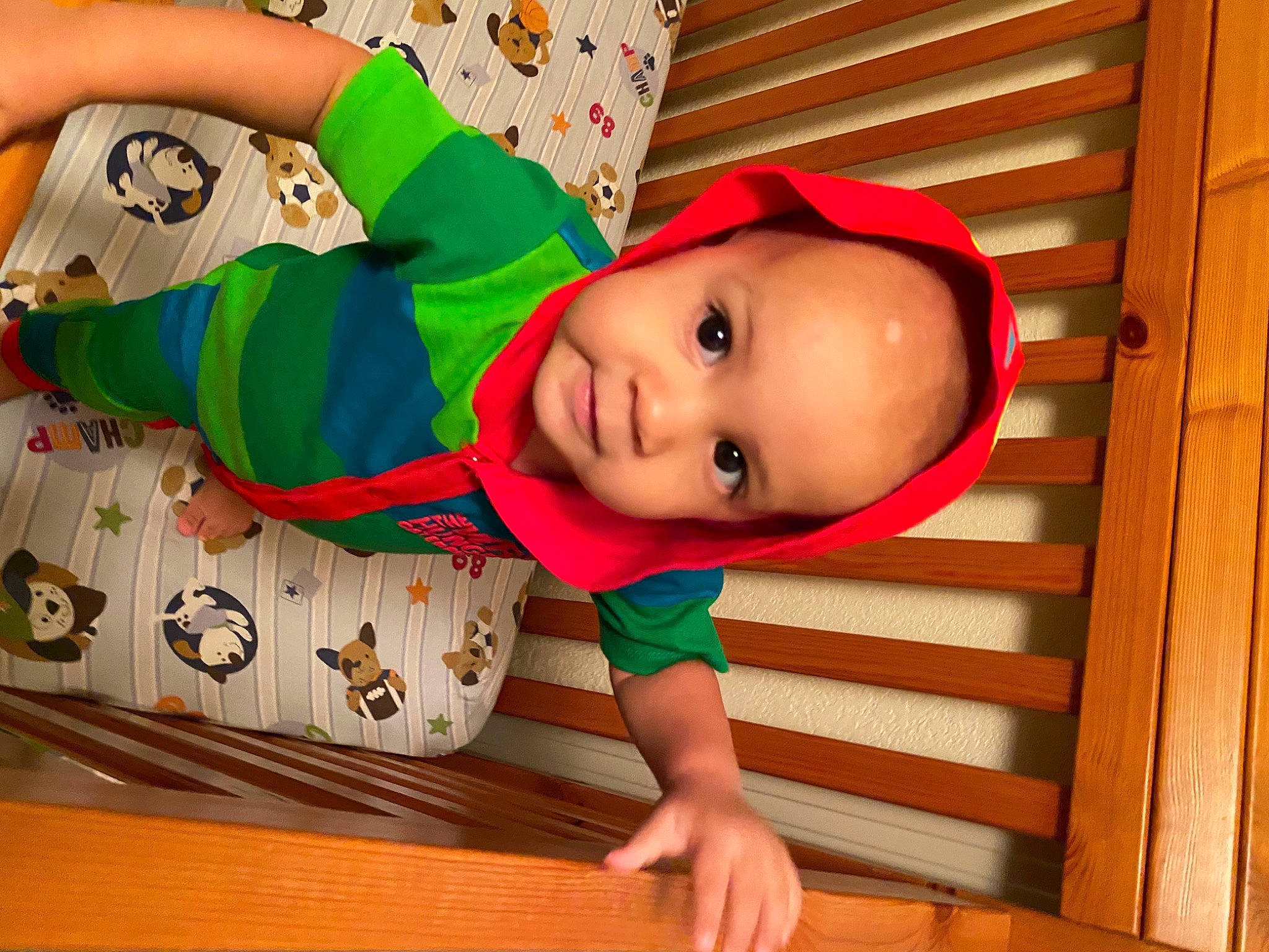 Elija joined the competition — help win amazing prizes! baby, cheek, child, person, play, skin, toddler, wood