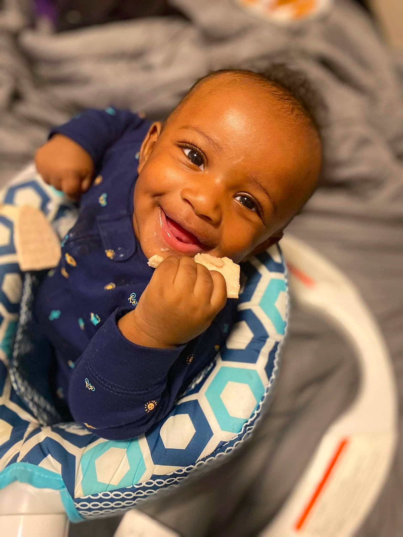 Teran joined the competition — help win amazing prizes! arm, baby, baby_products, baby_toddler_clothing, cheek, child, circle, comfort, facial_expression, flash_photography, fun, happy, joy, laugh, leisure, nose, person, sitting, sleeve, smile