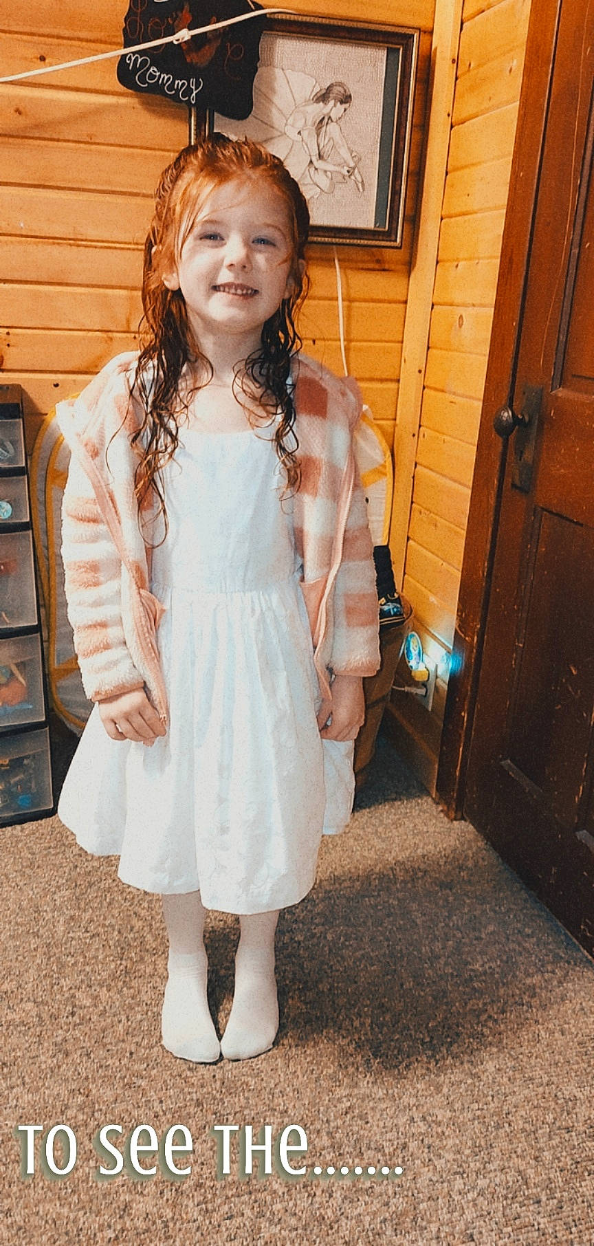 Juniper is registered to the contest to win money with this photo: blond, cabinetry, clothing, day_dress, door, drawer, dress, dress_shirt, embellishment, face, fashion_design, formal_wear, happy, jewellery, joy, long_hair, neck, outerwear, person, sleeve