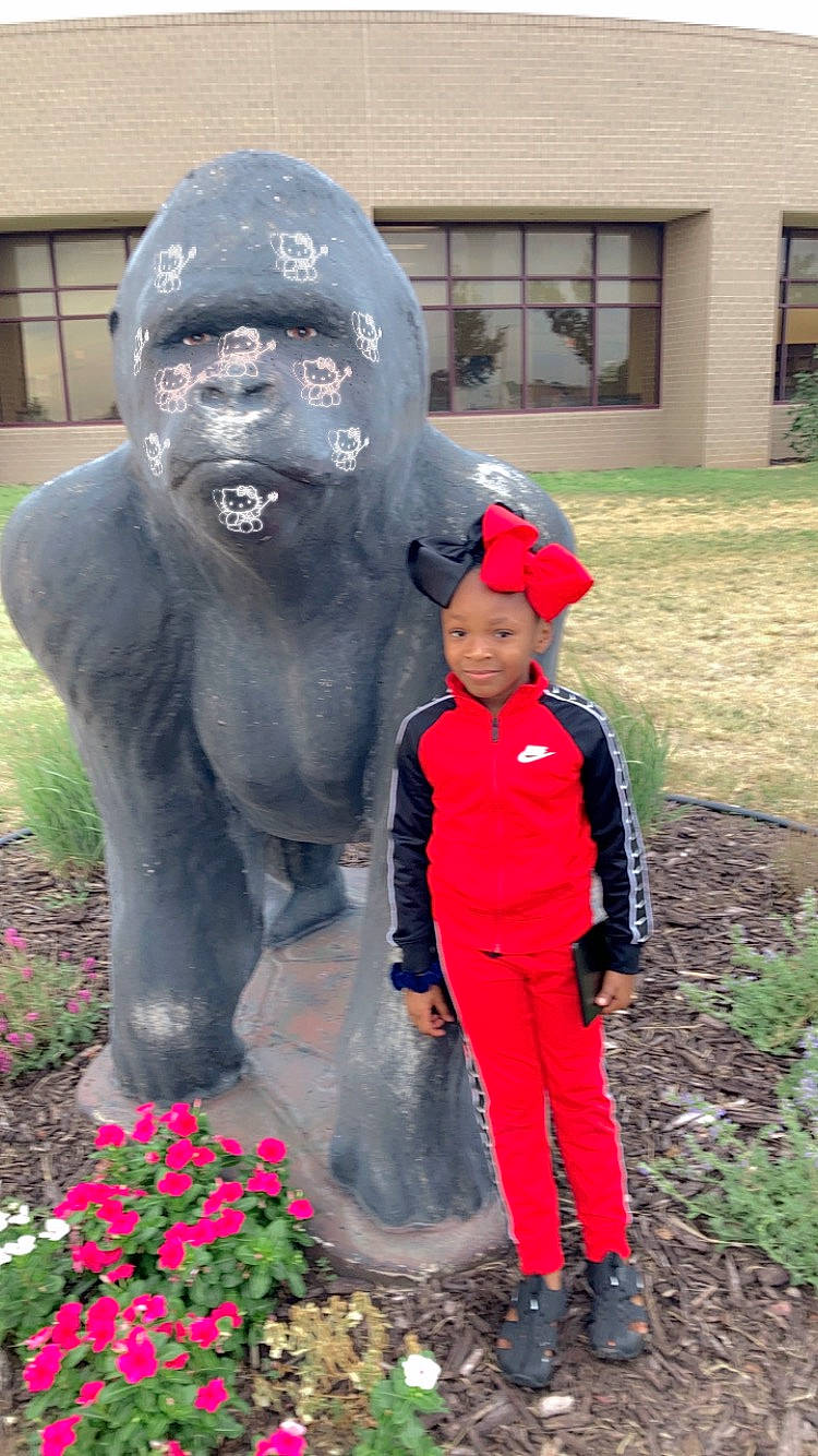 Precious joined the competition — help win amazing prizes! art, costume, event, flower, fun, fur, garden, grass, hat, headwear, joy, lawn_ornament, leisure, monument, person, plant, recreation, sculpture, statue, toddler