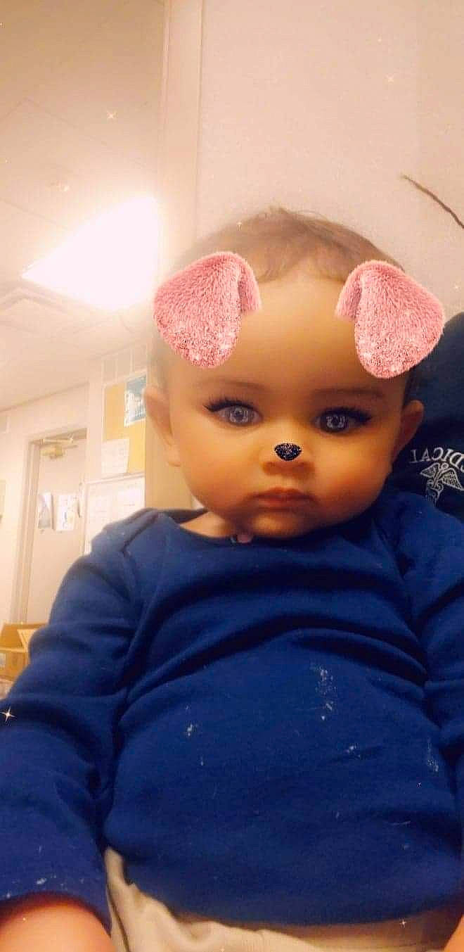 Lillyana is registered to the contest to win money with this photo: baby, cheek, child, ear, eye, face, forehead, head, lip, nose, person, pink, skin, toddler