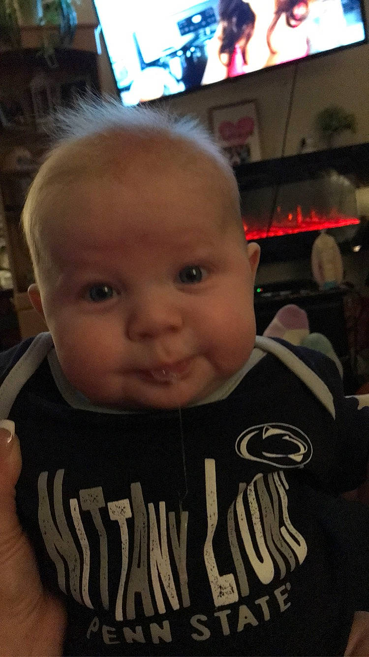 Jenson joined the competition — help win amazing prizes! baby, baby_toddler_clothing, cheek, chin, cool, ear, eyebrow, fun, hairstyle, happy, iris, mouth, nose, organ, person, skin, sleeve, smile, standing, t_shirt