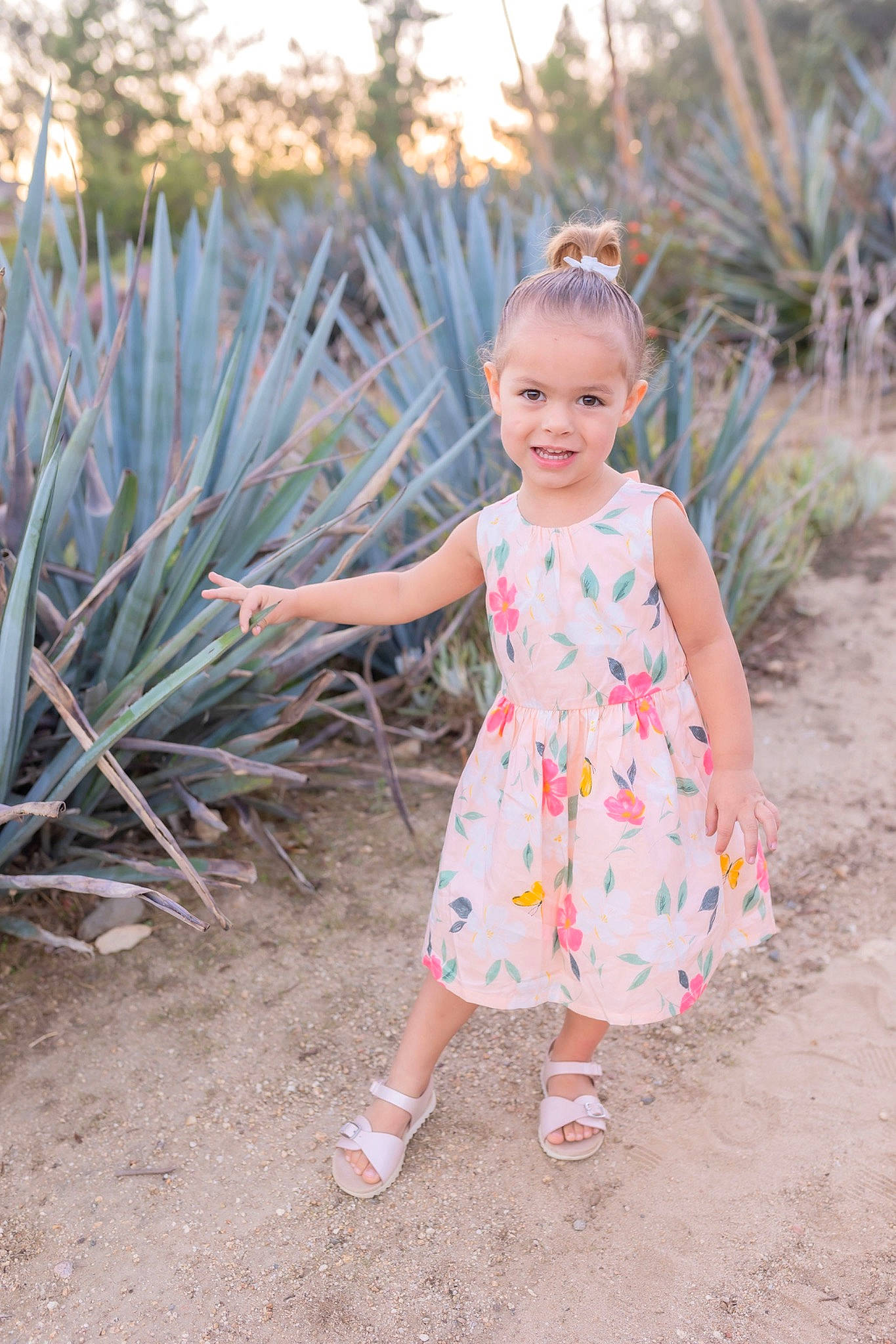 Amelia joined the competition — help win amazing prizes! baby_toddler_clothing, botany, child, day_dress, dress, fun, grass, grass_family, happy, joy, landscape, leaf, leisure, pattern, people_in_nature, person, plant, sky, smile, standing