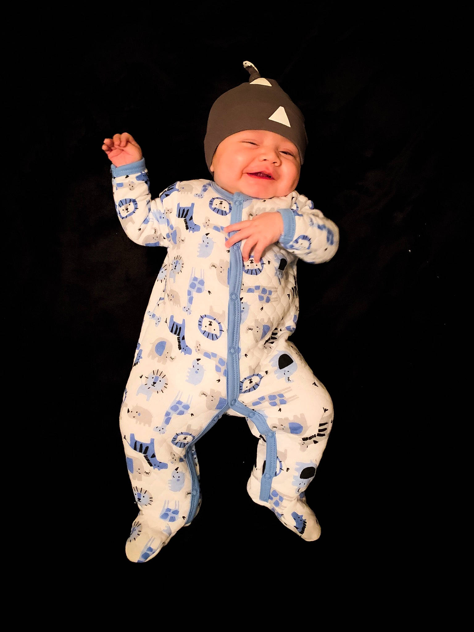 Valentine joined the competition — help win amazing prizes! baby, baby_products, baby_toddler_clothing, baseball_cap, beanie, bonnet, camouflage, cap, cheek, child, headwear, hood, overall, person, sleeve, toddler