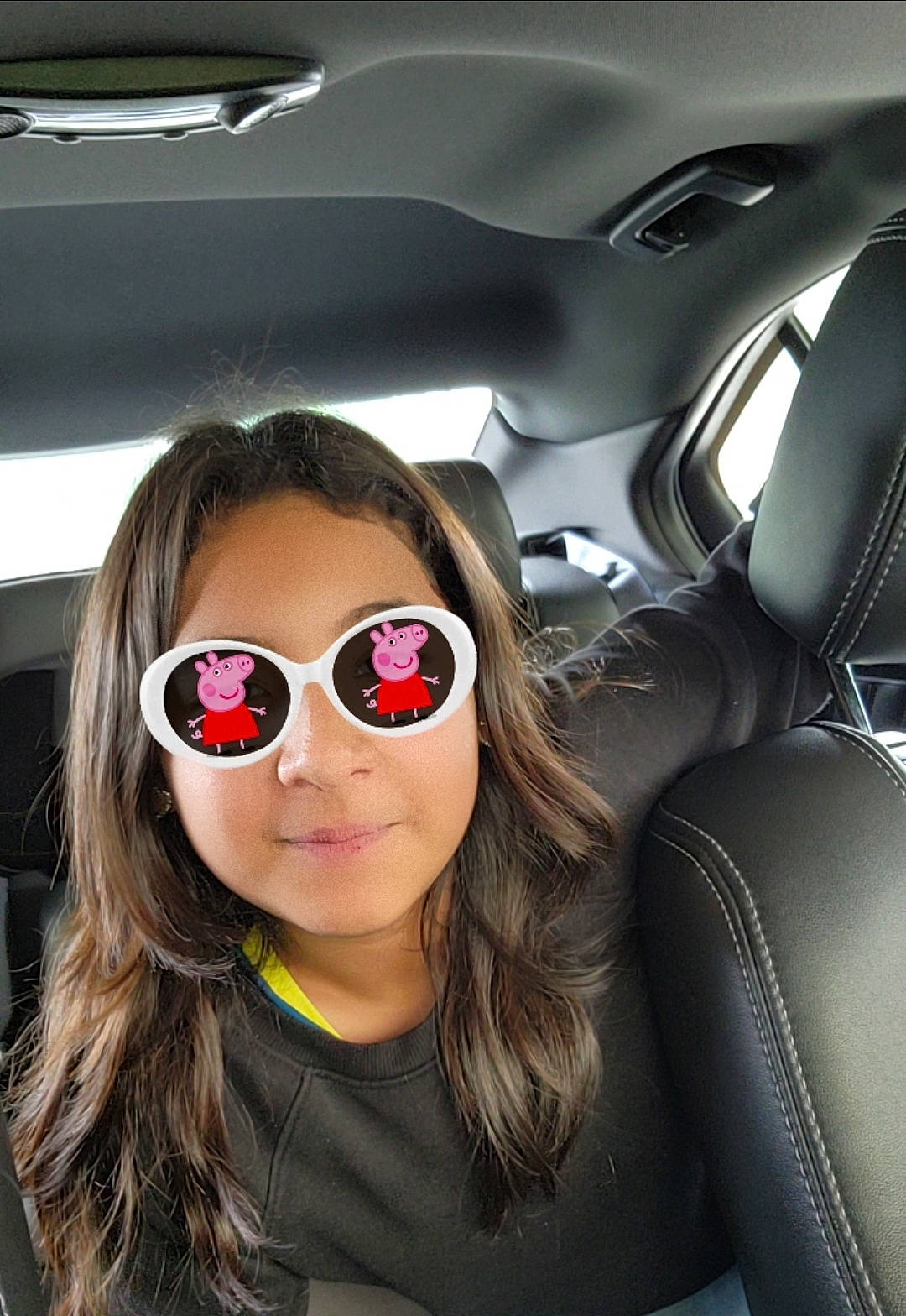 Aralia Laveigh Hurtado joined the competition — help win amazing prizes! automotive_design, automotive_exterior, automotive_lighting, automotive_mirror, car, car_seat_cover, eyewear, face, glasses, goggles, head_restraint, lip, motor_vehicle, person, personal_luxury_car, steering_wheel, sunglasses, tints_and_shades, vehicle_door, vision_care