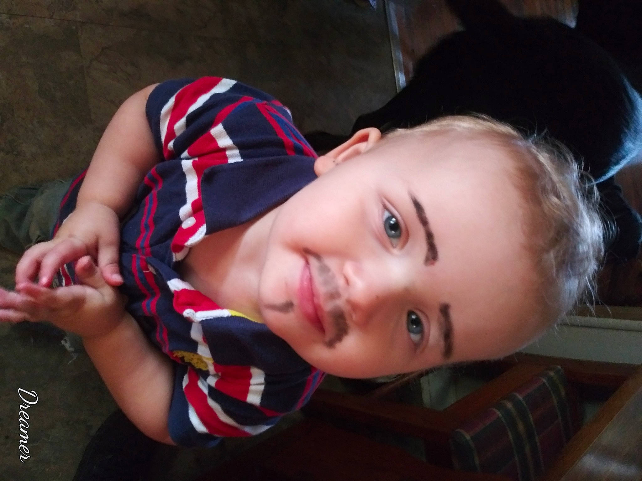 Lucca joined the competition — help win amazing prizes! baby_toddler_clothing, black_hair, cheek, chin, cool, eye, flash_photography, fun, grass, happy, hat, iris, lip, mammal, mouth, nose, person, skin, smile, toddler