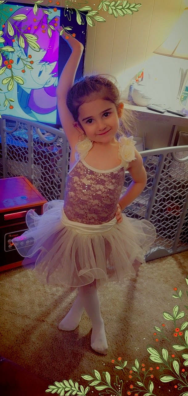 Addisyn joined the competition — help win amazing prizes! ballet_tutu, blue, child, dance, dancer, entertainment, event, fashion_accessory, fashion_design, flooring, fun, happy, human_body, joy, magenta, performing_arts, person, pink, purple, smile
