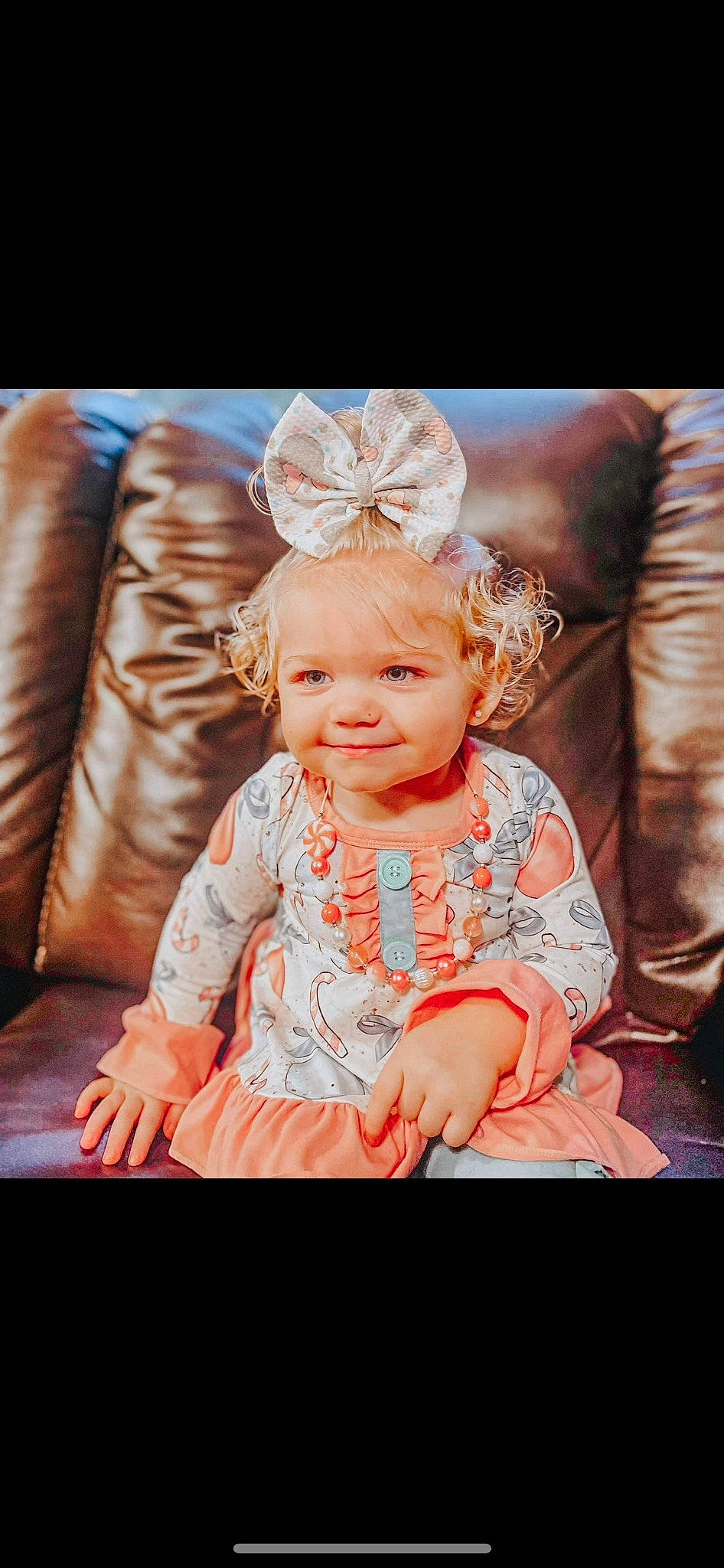 Paizley is registered to the contest to win money with this photo: baby, baby_toddler_clothing, blond, child, costume_hat, embellishment, event, flash_photography, fun, happy, headband, headpiece, iris, jewellery, joy, pattern, peach, person, pink, sitting