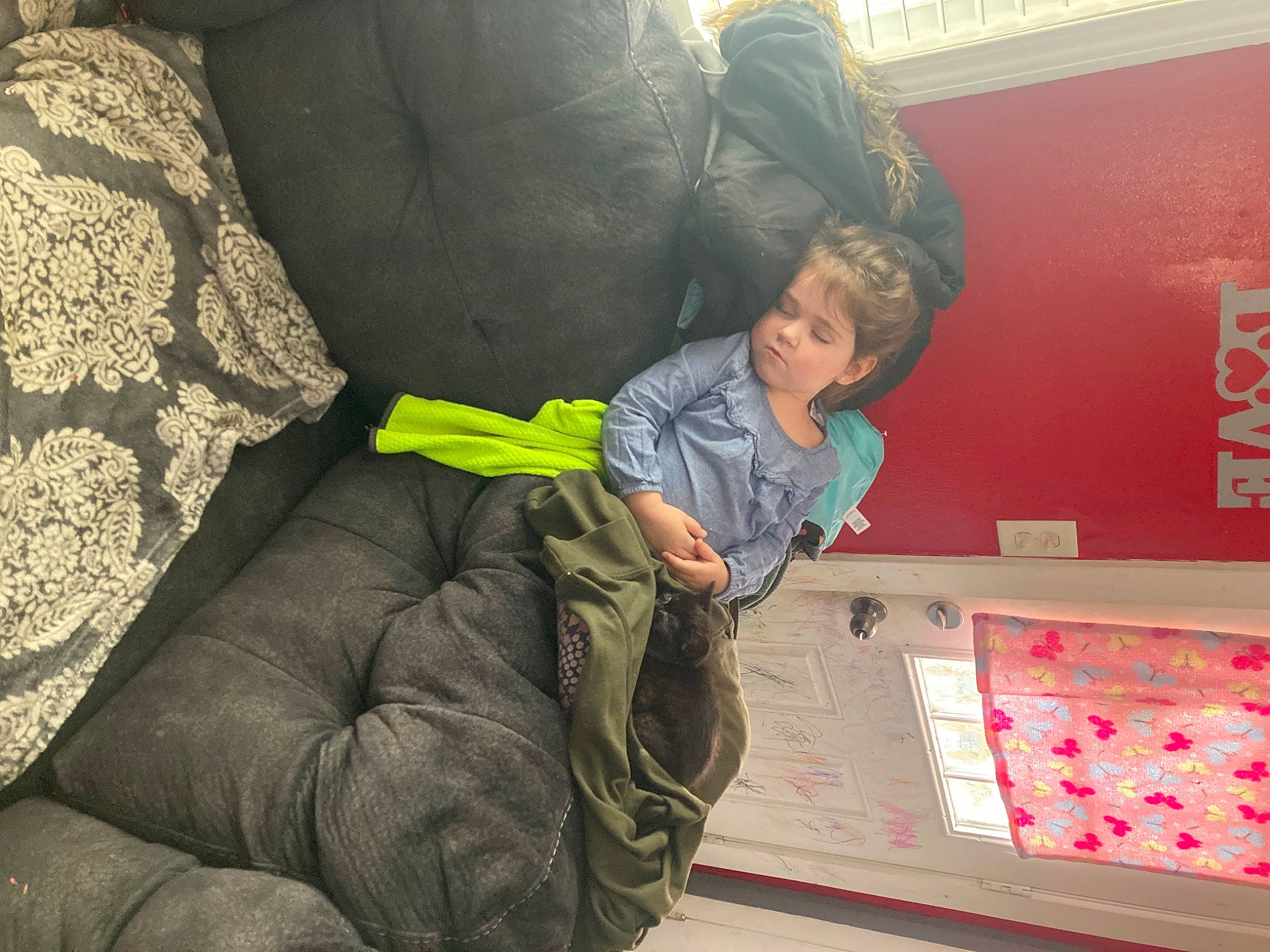 Adahlia is registered to the contest to win money with this photo: bag, comfort, couch, flooring, fun, leisure, linens, luggage_and_bags, military_camouflage, pattern, person, pillow, recreation, room, sitting, textile, throw_pillow, visual_arts