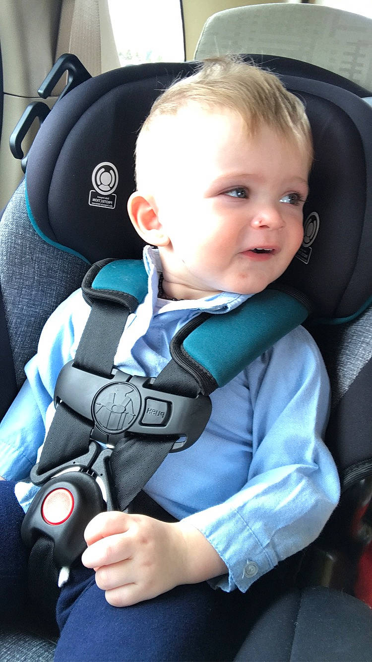 Scott-anthony joined the competition — help win amazing prizes! auto_part, baby, baby_carriage, baby_in_car_seat, baby_products, car_seat, child, head_restraint, person, product, seat_belt, steering_part, steering_wheel, toddler
