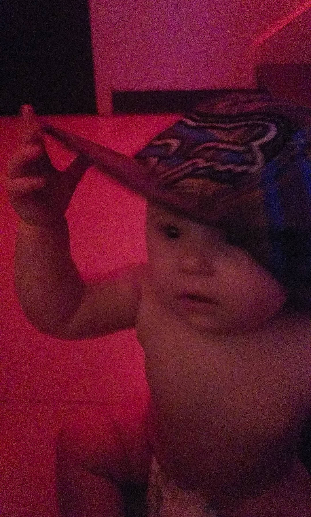 Delylah is registered to the contest to win money with this photo: child, ear, fashion_accessory, hat, head, headgear, headwear, muscle, nose, person, photography, selfie