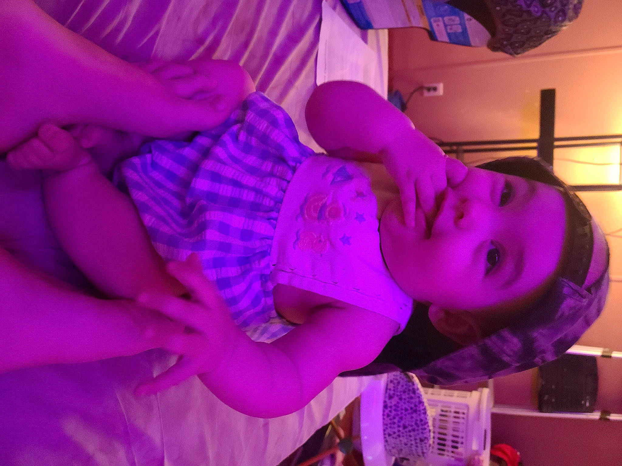 Esmeralda joined the competition — help win amazing prizes! child, dress, electric_blue, entertainment, event, fun, human_body, human_leg, leg, magenta, performance, person, pink, plant, purple, room, sky, textile, thigh, tree