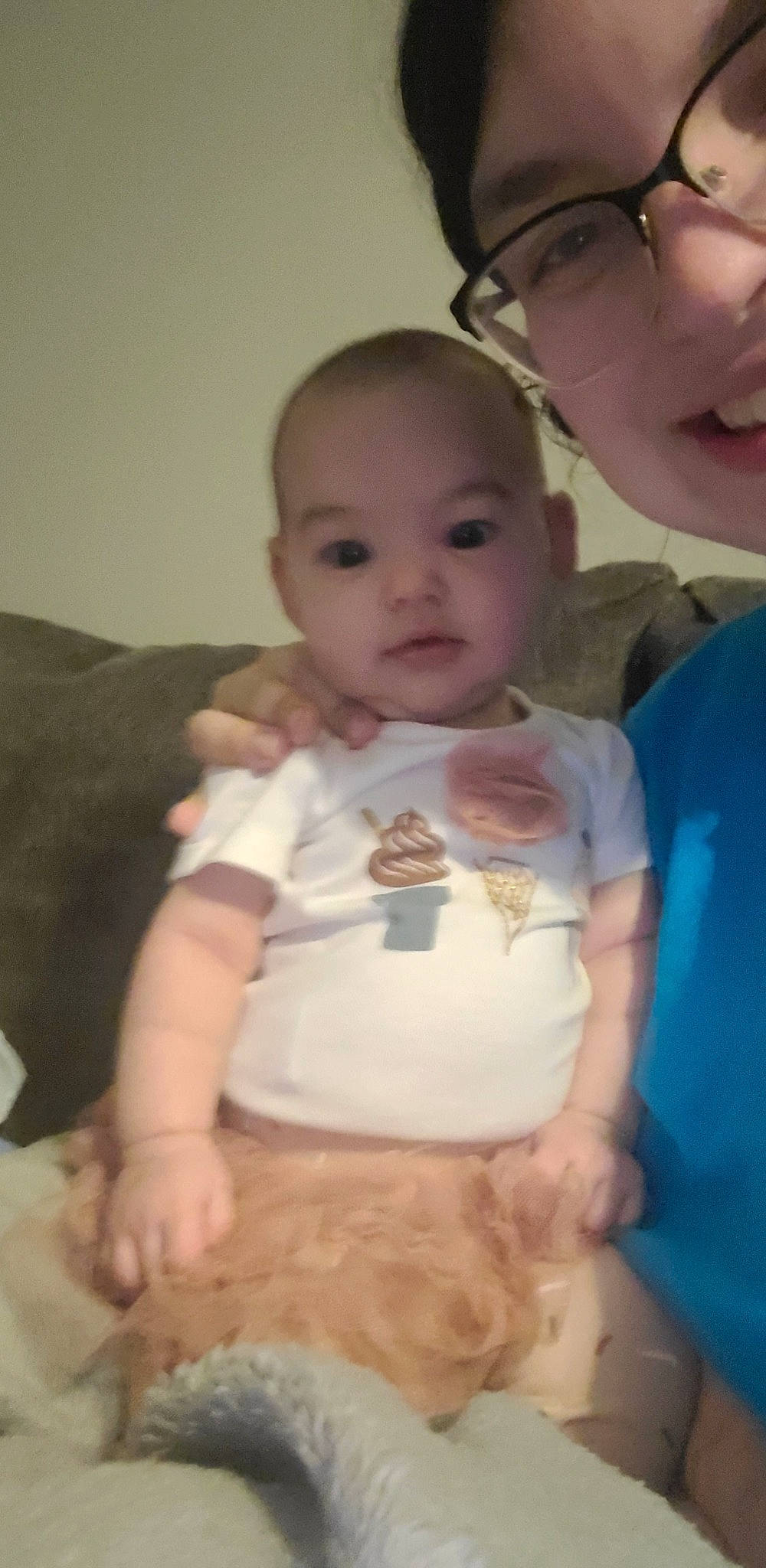 Esmeralda is registered to the contest to win money with this photo: baby, baby_toddler_clothing, cheek, child, chin, eyebrow, face, gesture, happy, iris, lip, mouth, neck, nose, person, skin, sleeve, smile, toddler, trunk