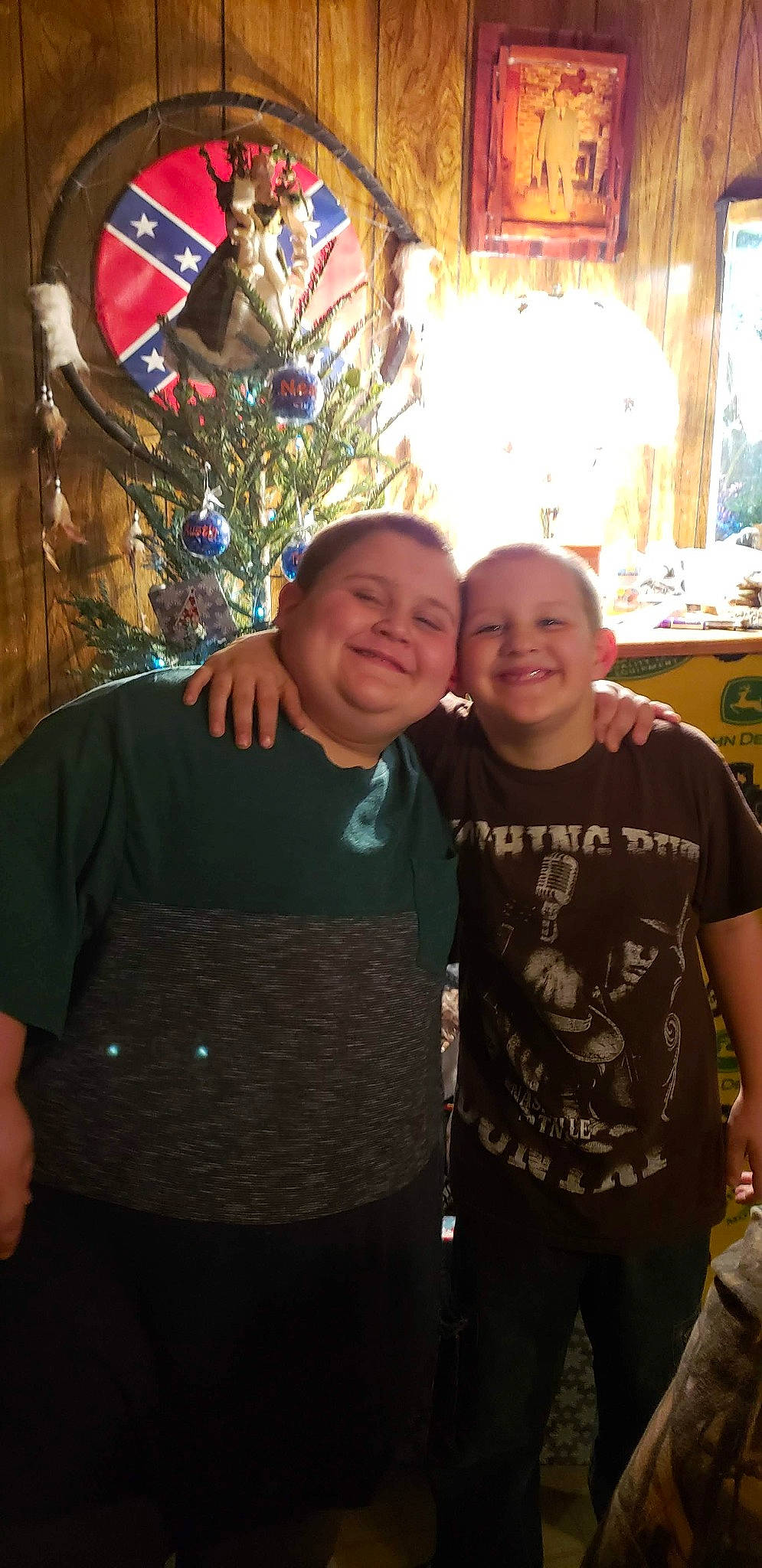 Tristin joined the competition — help win amazing prizes! event, family, fun, happy, joy, people, person, smile, standing, t_shirt, tree, vacation