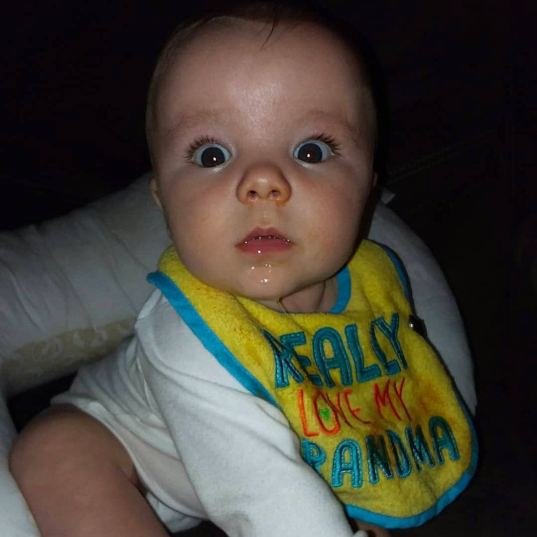 Kolten is registered to the contest to win money with this photo: baby, cheek, child, chin, cool, eye, face, facial_expression, forehead, fun, head, iris, lip, mouth, neck, nose, person, skin, smile, toddler