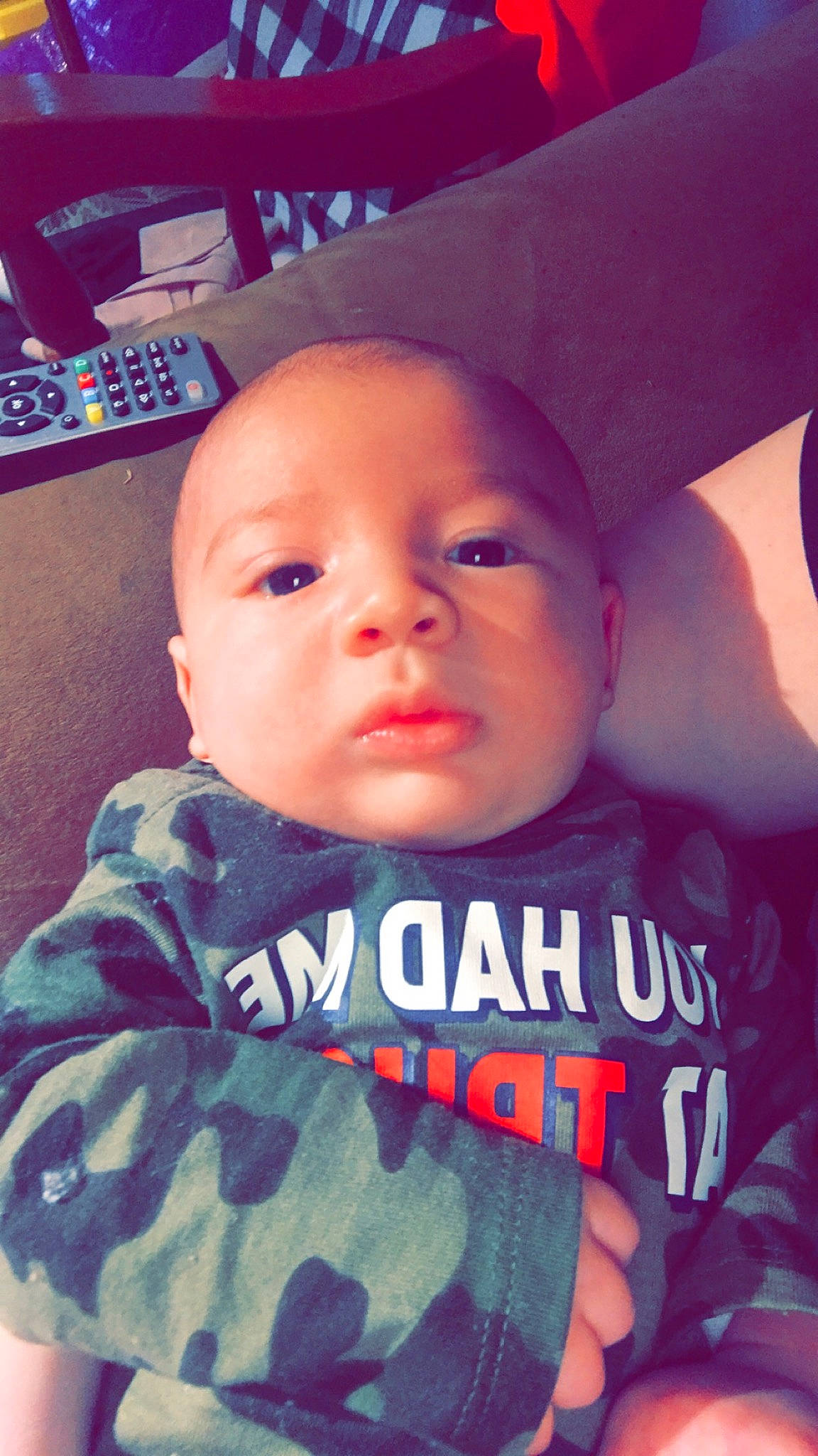 Chad Arthur joined the competition — help win amazing prizes! baby, baby_toddler_clothing, cheek, child, chin, cloud, cool, eyebrow, forehead, fun, happy, lip, mouth, nose, outerwear, person, selfie, skin, sleeve, t_shirt