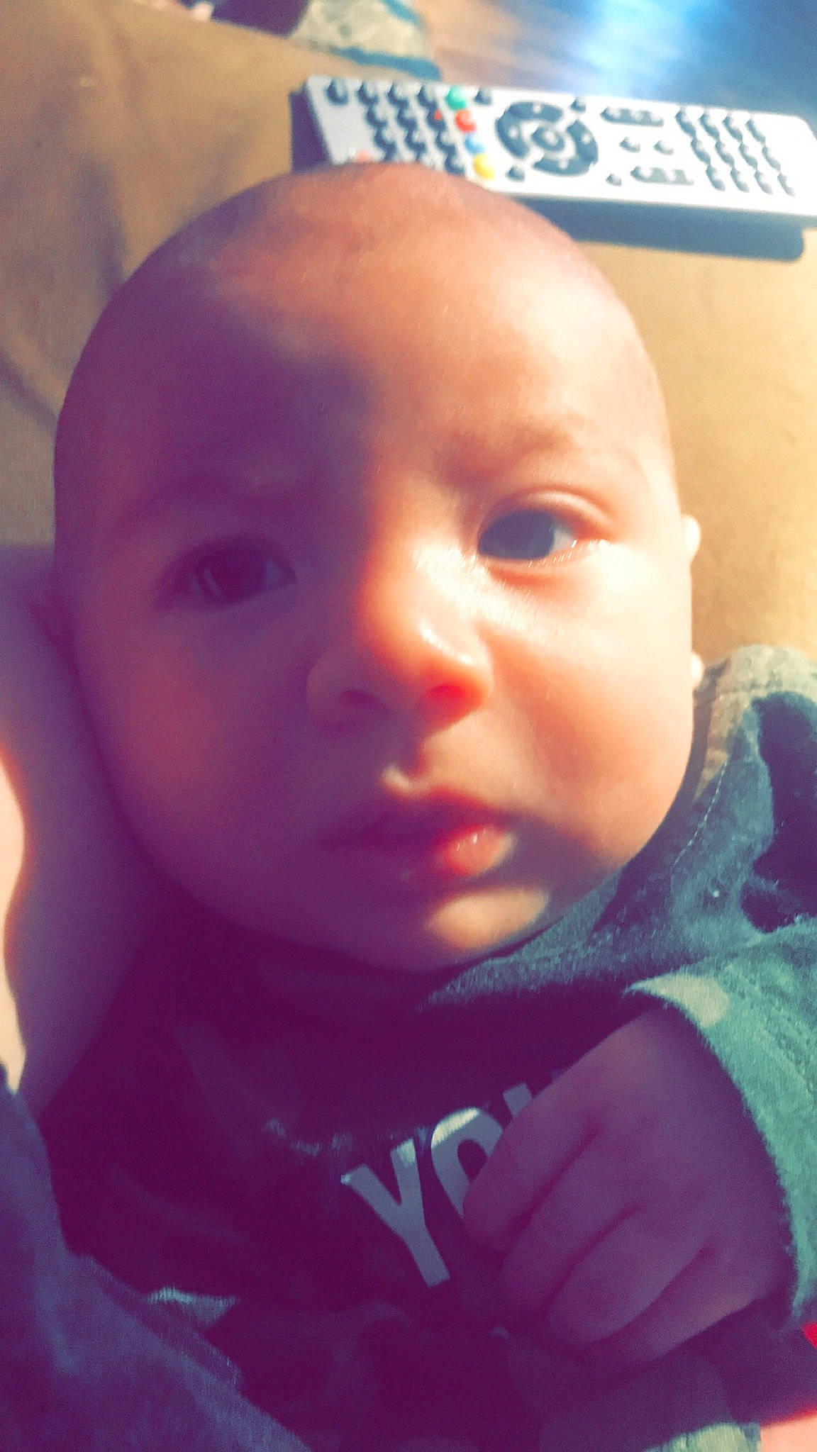 Chad Arthur is registered to the contest to win money with this photo: baby, cheek, chin, cool, ear, eyebrow, eyelash, finger, forehead, happy, iris, jaw, lip, mouth, neck, nose, person, skin, smile, thumb