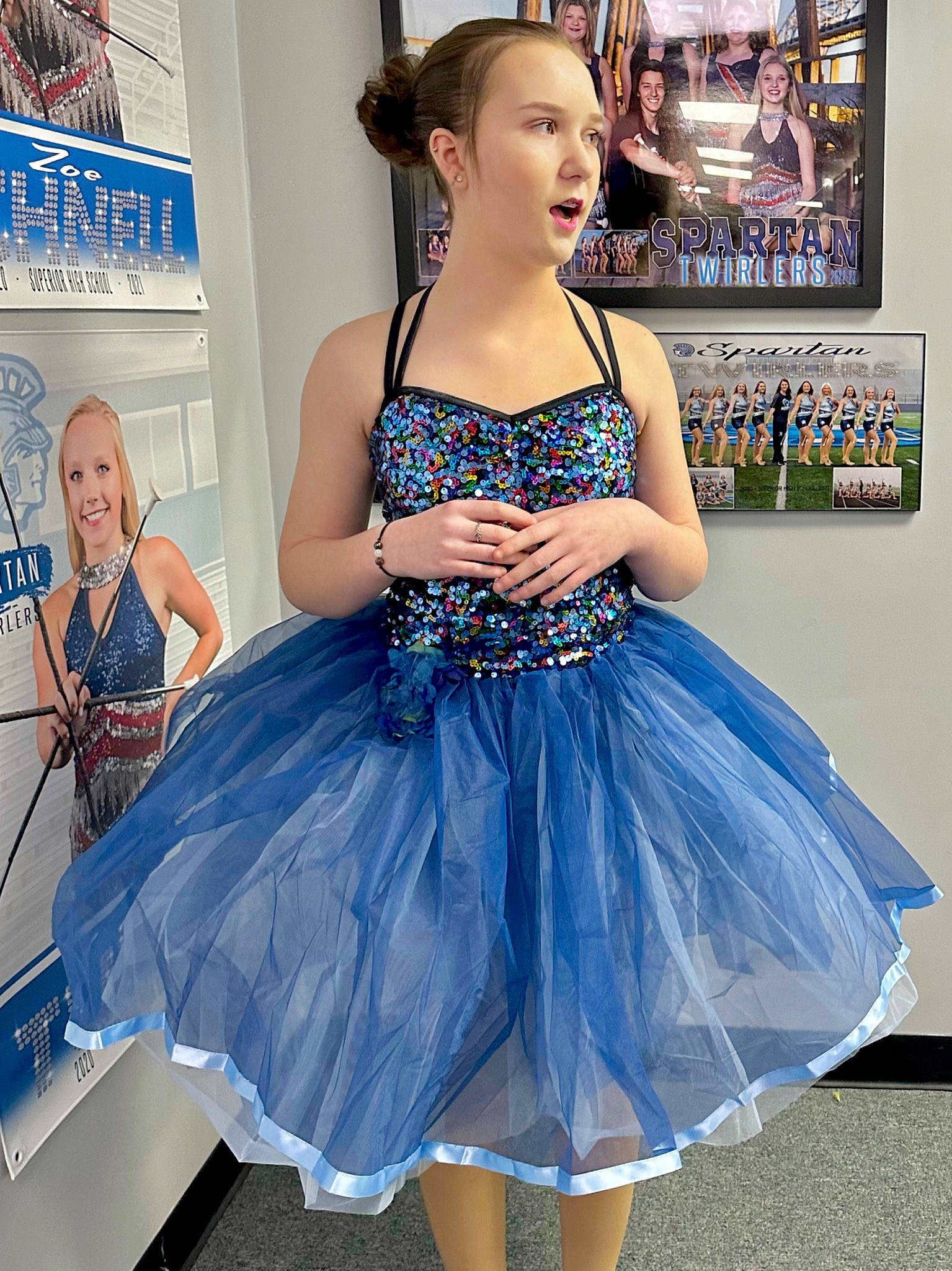 Raeann is registered to the contest to win money with this photo: azure, blond, blue, cocktail_dress, day_dress, dress, electric_blue, entertainment, event, fashion_design, fashion_model, formal_wear, happy, human_leg, joint, joy, one_piece_garment, person, shoulder, snapshot