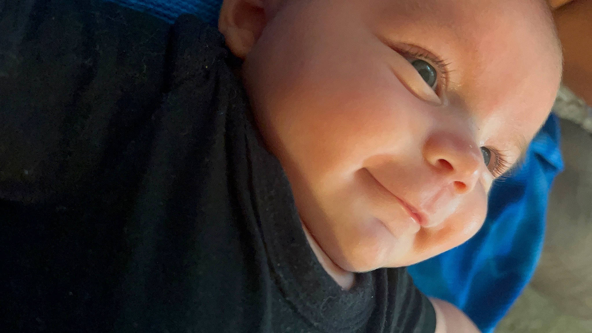 Joey joined the competition — help win amazing prizes! baby, baby_toddler_clothing, cheek, child, comfort, ear, eyelash, fun, gesture, hand, happy, lip, nail, nose, person, portrait_photography, sleeve, smile, thumb, toddler