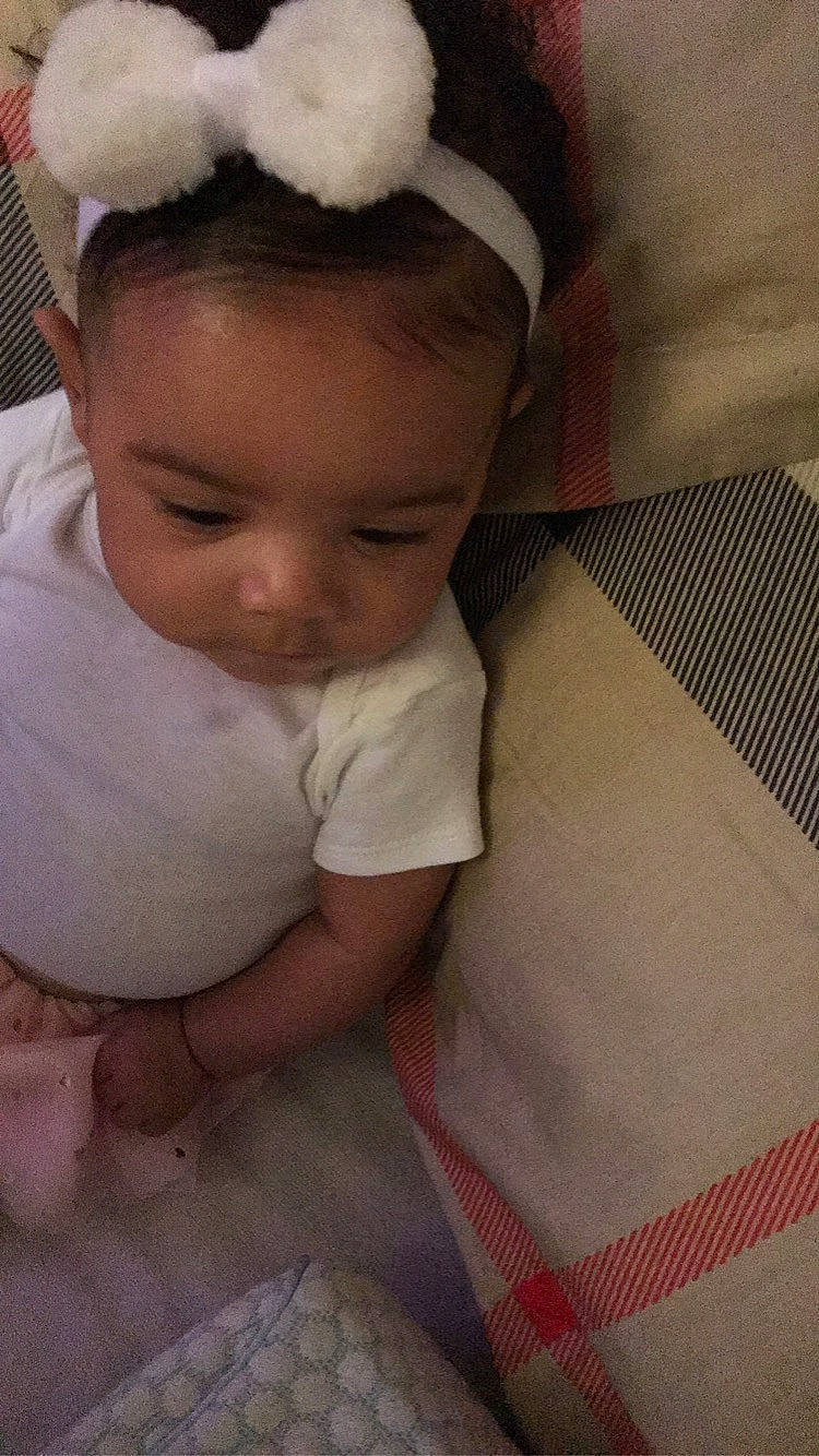 Ariyah joined the competition — help win amazing prizes! arm, baby, cheek, child, ear, eye, eyebrow, face, forehead, hand, head, leg, lip, mouth, nose, person, skin, toddler