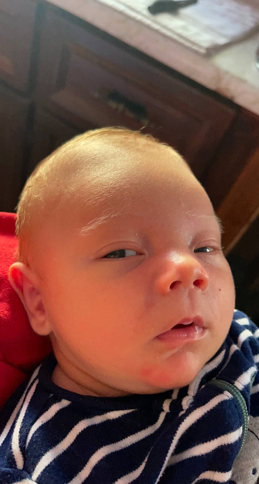 Zaxton is registered to the contest to win money with this photo: baby, baby_toddler_clothing, cheek, child, chin, ear, eyebrow, eyelash, forehead, fun, happy, head, iris, lip, mouth, nose, person, skin, smile, toddler