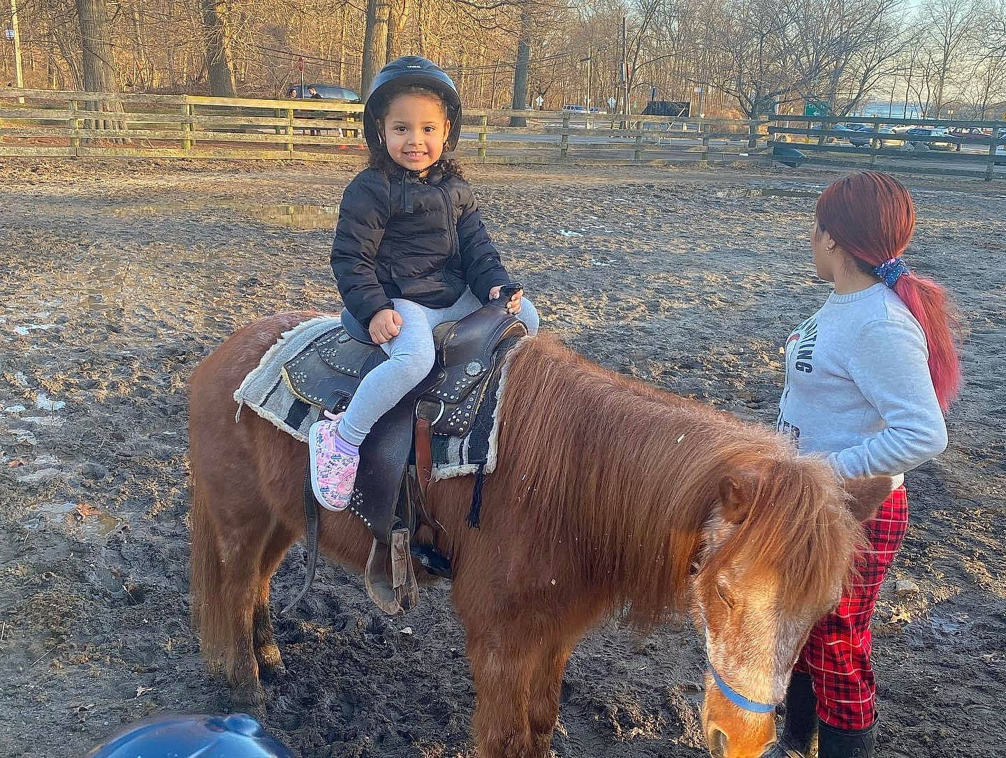 Kehlani joined the competition — help win amazing prizes! bit, bridle, equestrian_sport, equestrianism, horse, horse_supplies, horse_tack, joy, landscape, livestock, mane, mare, outdoor_recreation, pack_animal, person, recreation, rein, saddle, smile, toddler