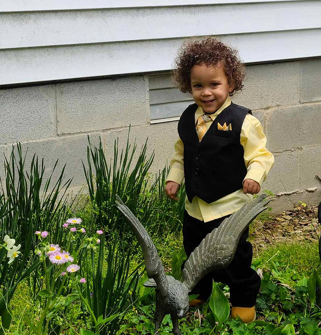 Jack joined the competition — help win amazing prizes! flower, garden, gardening, grass, grass_family, groundcover, happy, joy, landscaping, lawn, lawn_ornament, leg, leisure, people_in_nature, person, plant, shrub, sitting, smile, soil