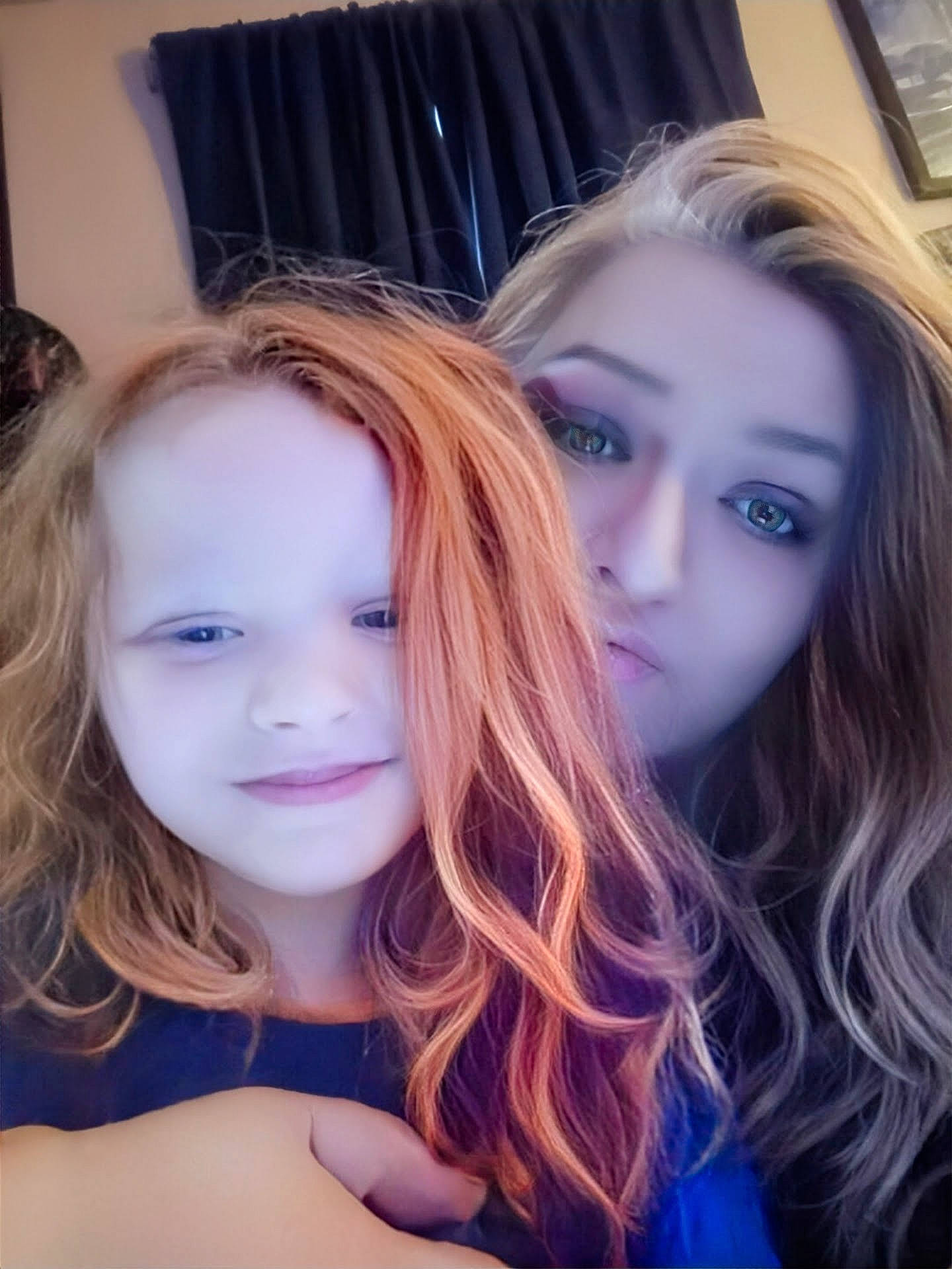 Starla joined the competition — help win amazing prizes! beauty, blond, electric_blue, event, eyebrow, eyelash, fun, happy, iris, jaw, joy, layered_hair, lip, long_hair, makeover, mouth, person, purple, selfie, skin