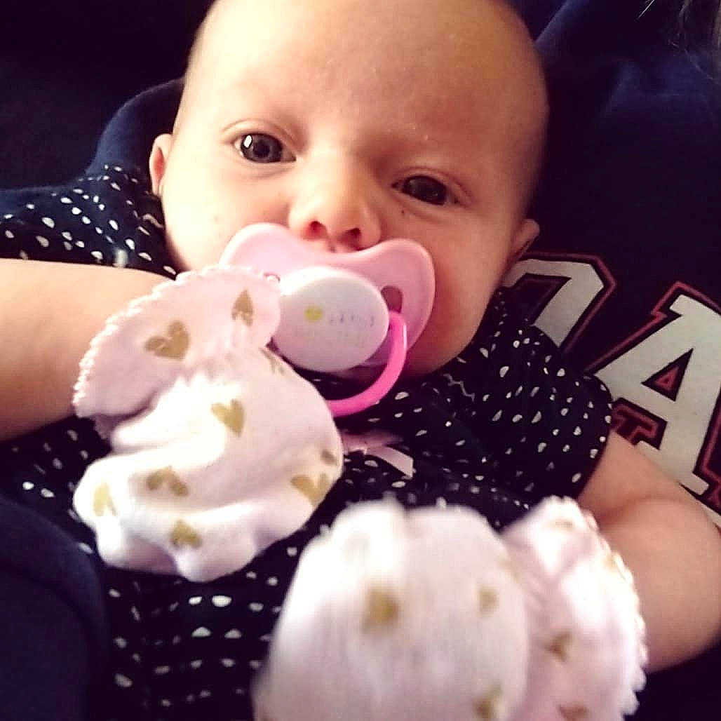 Emmery is registered to the contest to win money with this photo: baby, child, cloud, comfort_food, food, nose, pearl, person, product, snack, sweetness, toddler