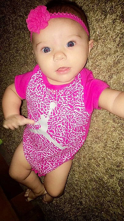 Jordayn joined the competition — help win amazing prizes! abdomen, beauty, brown_hair, cheek, child, eye, fun, girl, hair_accessory, happiness, headgear, human_hair_color, infant, magenta, mouth, person, pink, skin, smile, textile