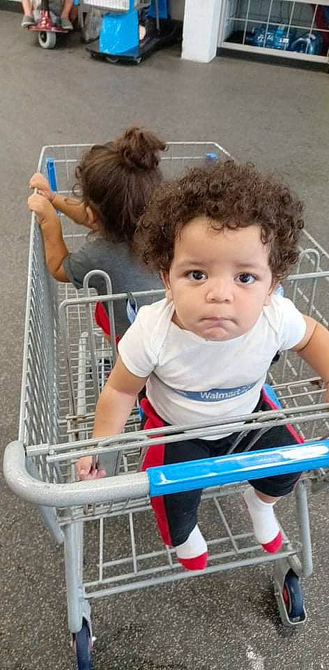 Chayse joined the competition — help win amazing prizes! arm, baby, baby_products, baby_safety, cart, child, electric_blue, fun, happy, leisure, person, photograph, play, product, recreation, shopping_cart, shorts, sitting, summer, tire