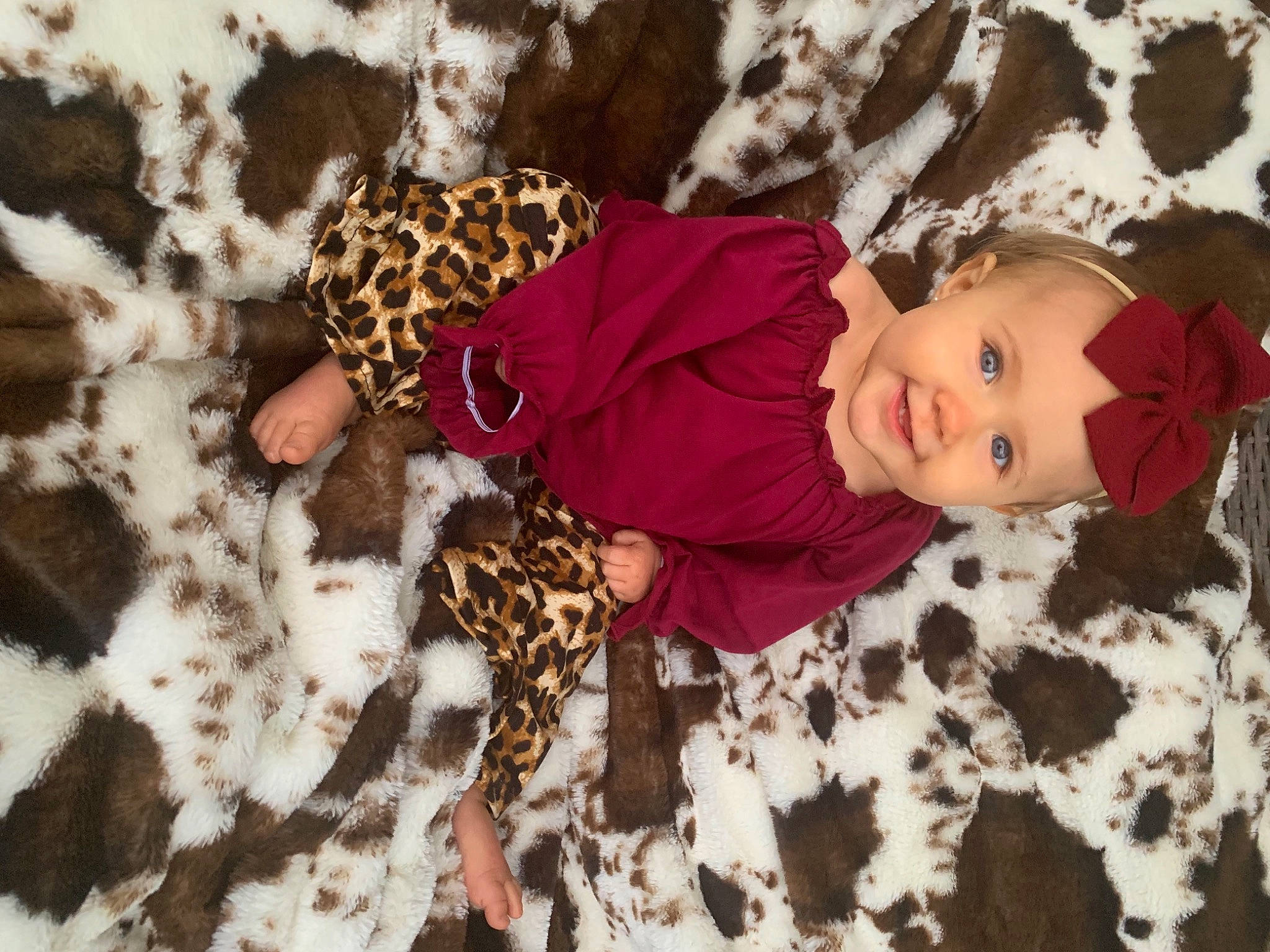 Sadie joined the competition — help win amazing prizes! baby_toddler_clothing, eye, face, facial_expression, fawn, freezing, fun, gesture, grass, happy, head, headgear, headwear, joy, leaf, people_in_nature, person, smile, snow, textile