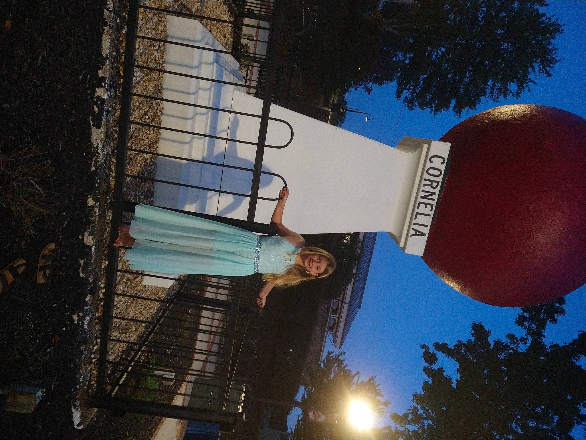 Alyssa joined the competition — help win amazing prizes! art, astronomical_object, beauty, circle, daytime, joy, lens_flare, light, line, metal, pedestrian, person, reflection, sculpture, shadow, sky, sphere, street_light, tints_and_shades, tree