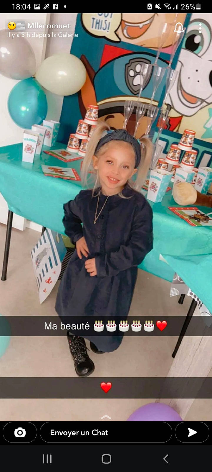 Trecy a rejoint le concours — aidez-le/la à gagner de superbes lots ! arch, balloon, birthday, chair, child, event, flooring, formal_wear, fun, happy, headwear, joy, leisure, party, party_supply, person, room, smile, snapshot, sportswear