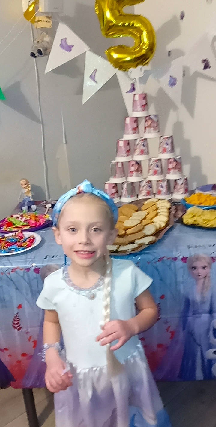 Trecy a rejoint le concours — aidez-le/la à gagner de superbes lots ! balloon, beauty, birthday_cake, cake, cake_decorating, child, dessert, event, fashion, food, fun, happy, icing, joy, party_supply, person, pink, summer, tableware, textile